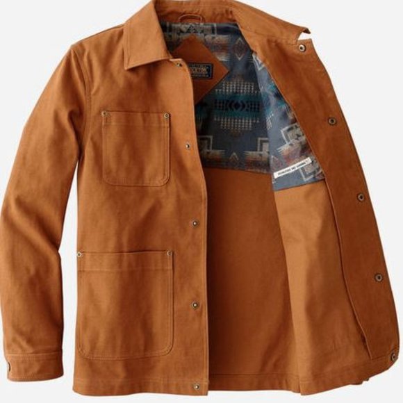 Mens Baldwin Canvas Work Jacket Sz Xl 